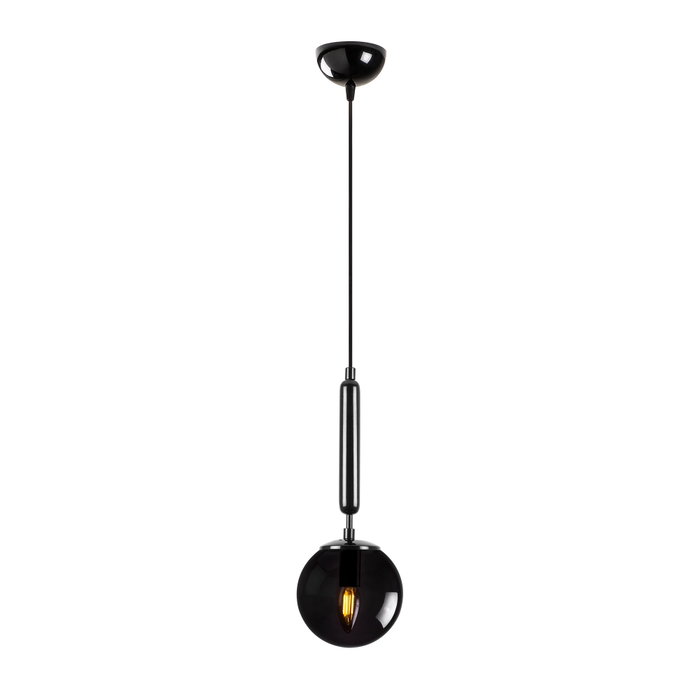 Opviq King - 11451 Lámpara de araña negra con detalles de cristal